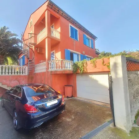 Villa Face Mer Cap D'antibes,plages A Pied,wifi,parking, Antibes